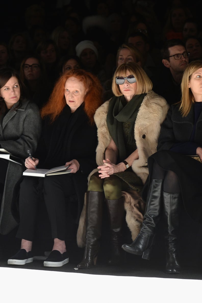 Grace Coddington and Anna Wintour