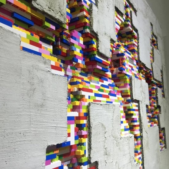 Lego Wall Art Installation