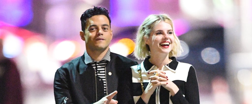 Rami Malek and Lucy Boynton Matching Outfits January 2019