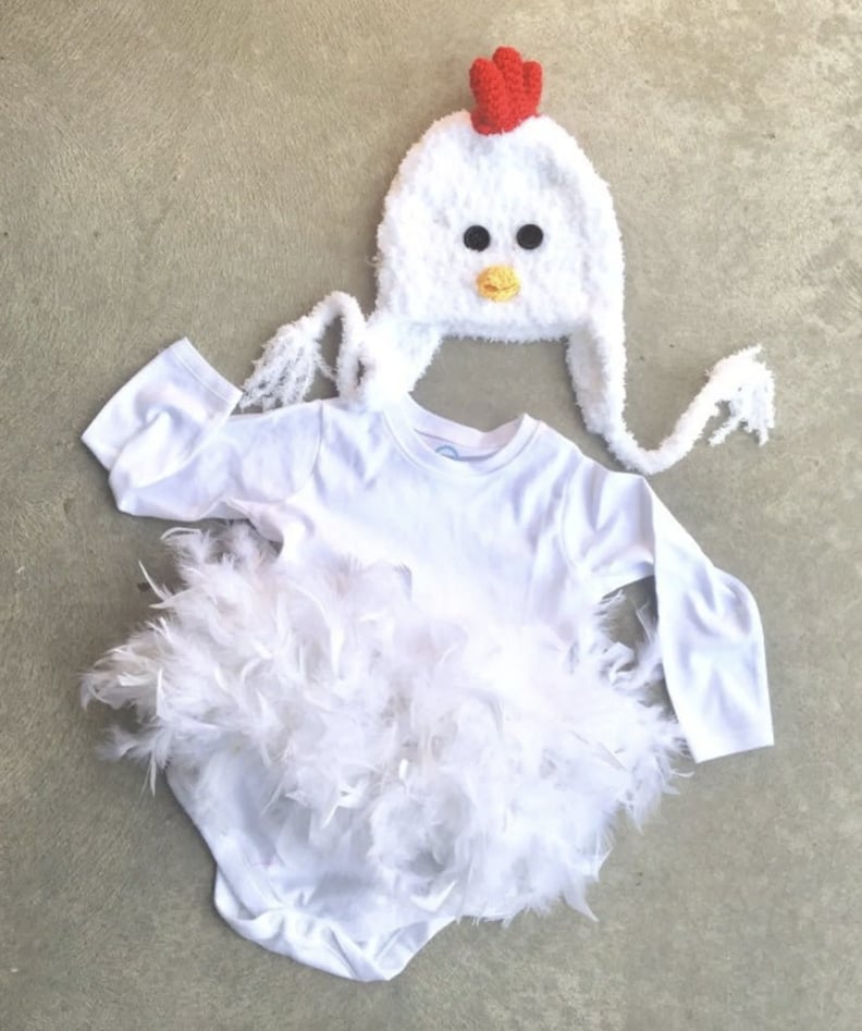 baby chicken costume diy