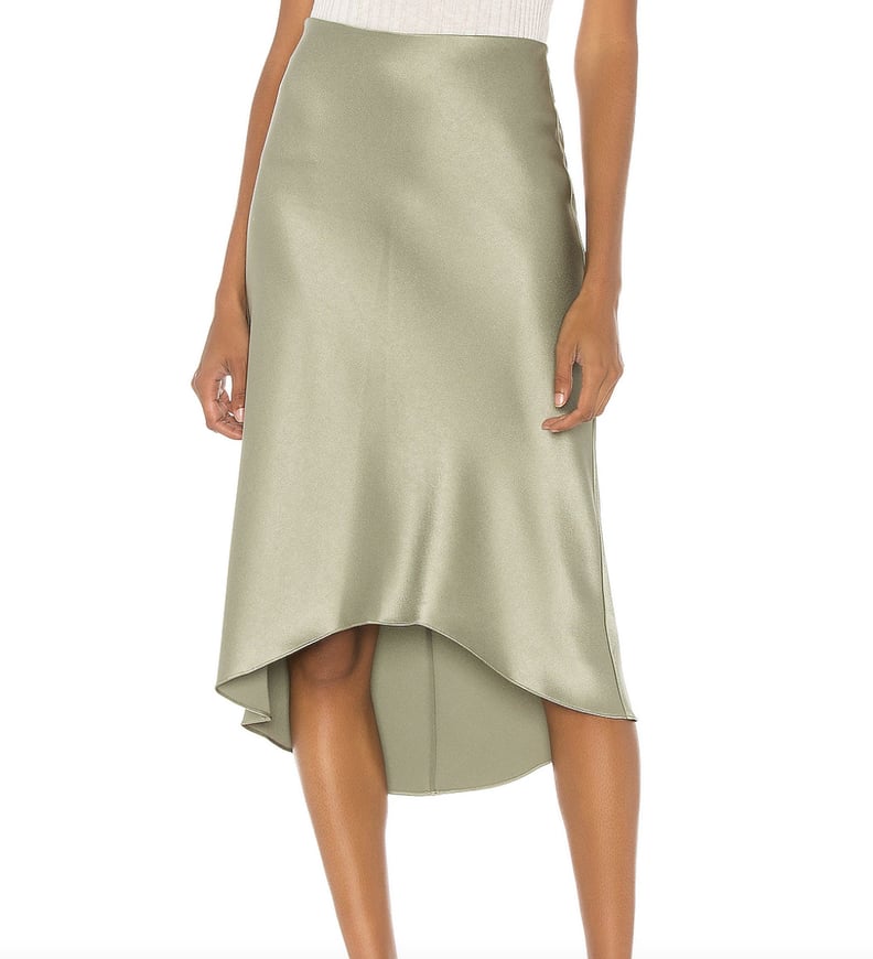 Alice + Olivia Maeve Hi Lo Slip Skirt