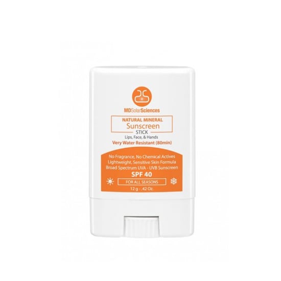 MD Solar Sciences Natural Mineral Sunscreen Stick ($13) is broad-spectrum and perfect for all skin types.