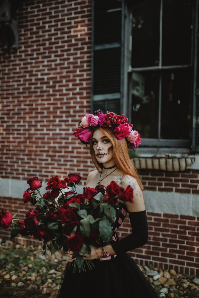 This Skeleton Bridal Shoot Will Give You All the Chills