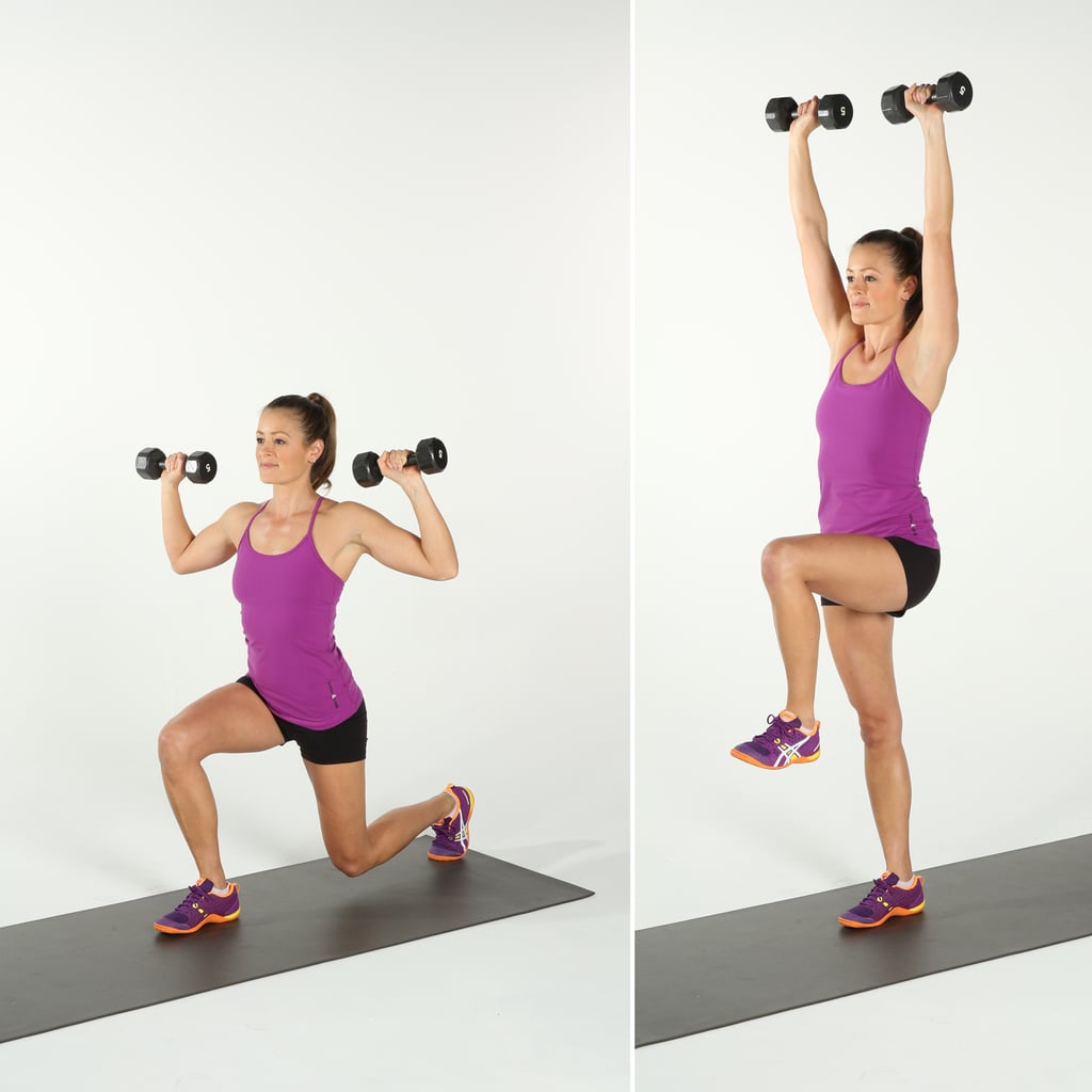 Reverse Lunge and Press