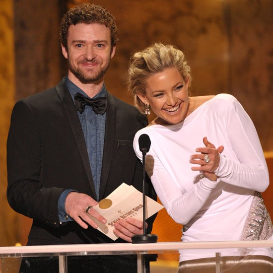 Kate Hudson joined Justin Timberlake to present an award at the 2010 SAG Awards in LA.
Kate Hudson joined Justin Timberlake to present an award at the 2010 SAG Awards in LA.