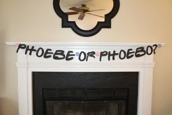 Phoebe or Phoebo Gender Reveal Banner