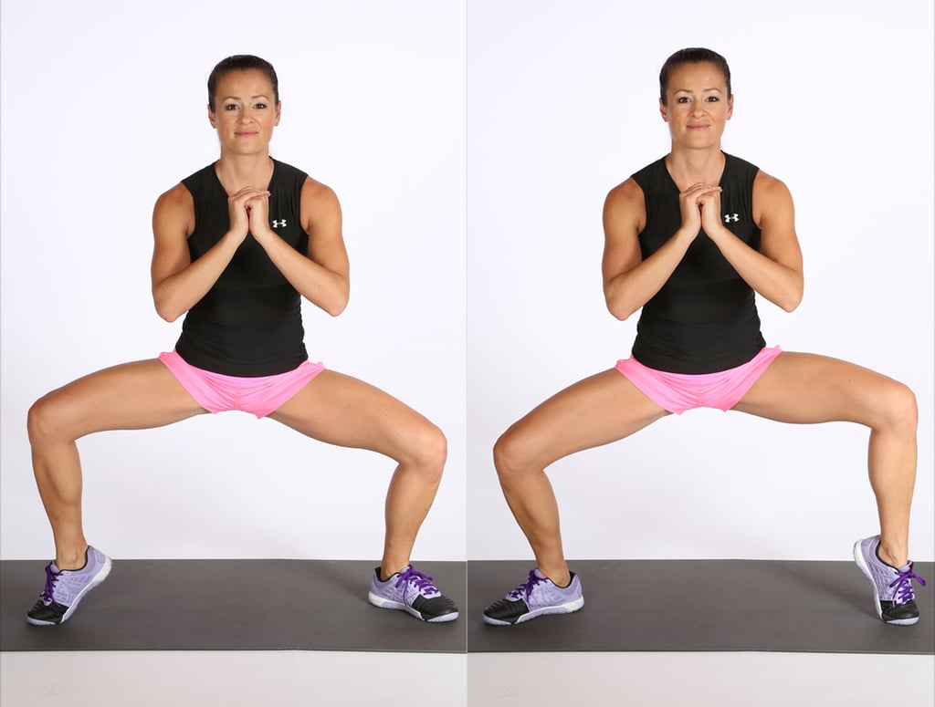 Lower Body Wide Squat With Calf Raise Best Bodyweight Exercises