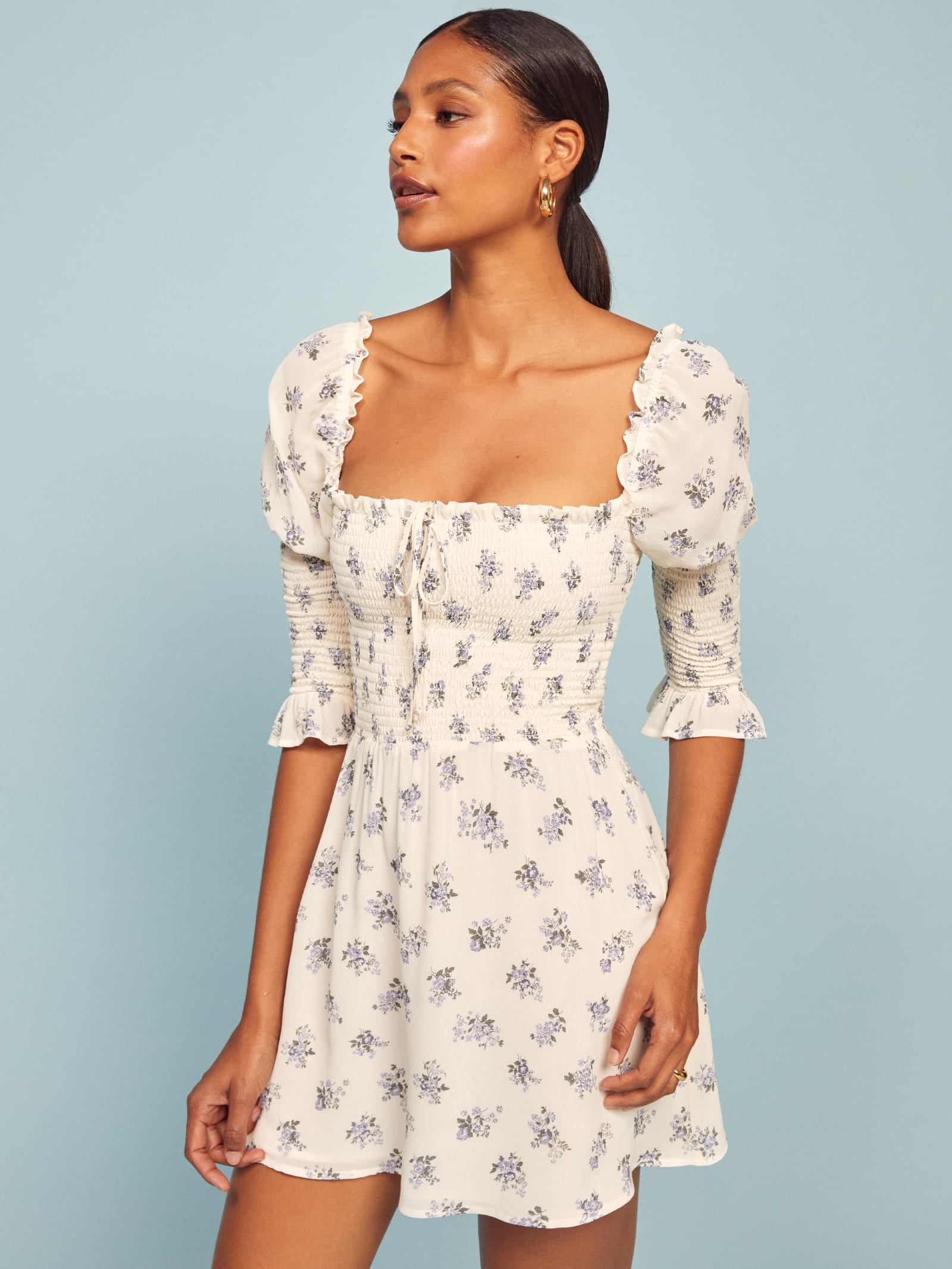 Reformation Loulou Dress Best Dresses For Large Busts Popsugar