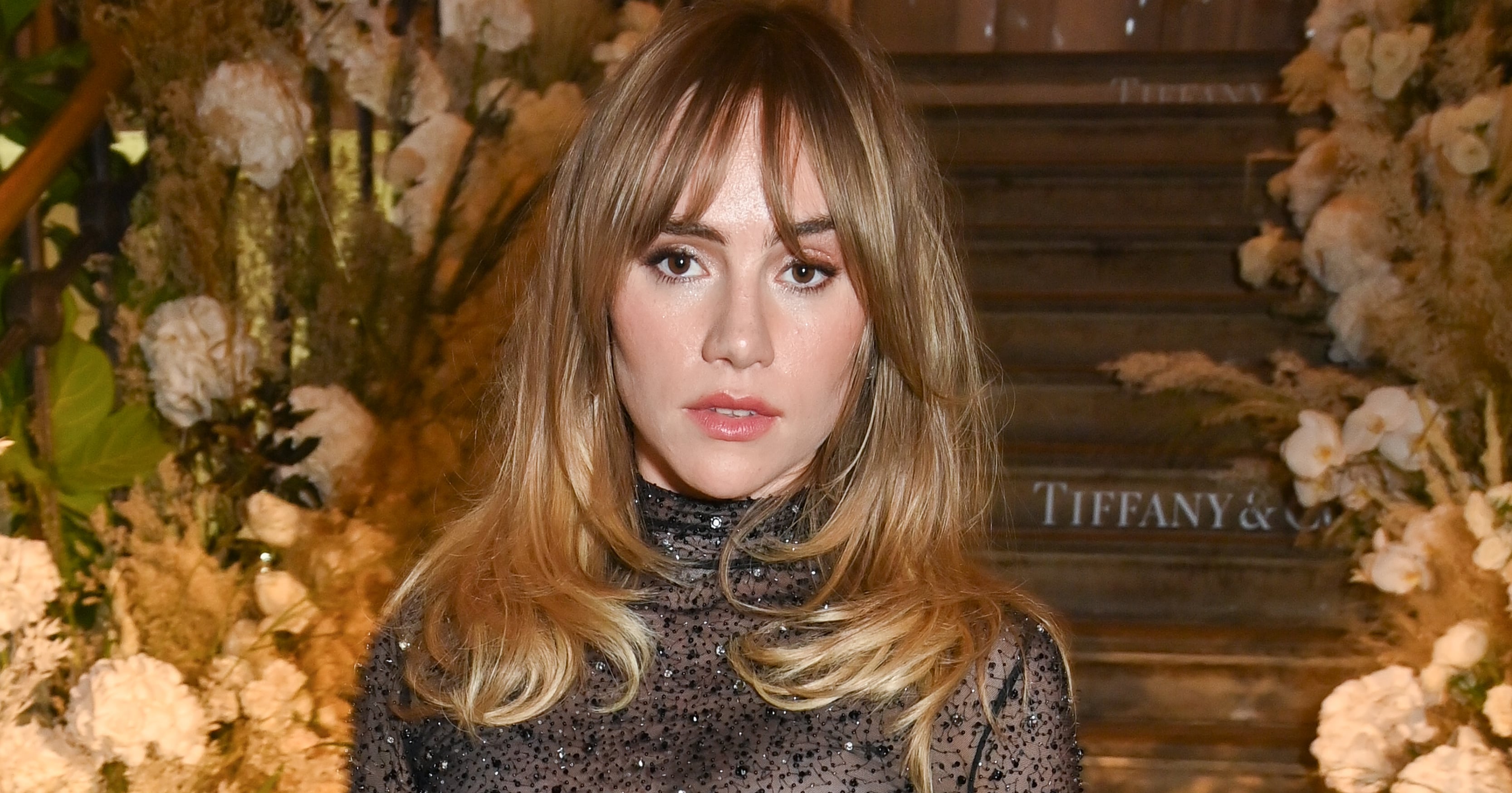 Suki Waterhouse’s Fendi Crystal Evening Gown