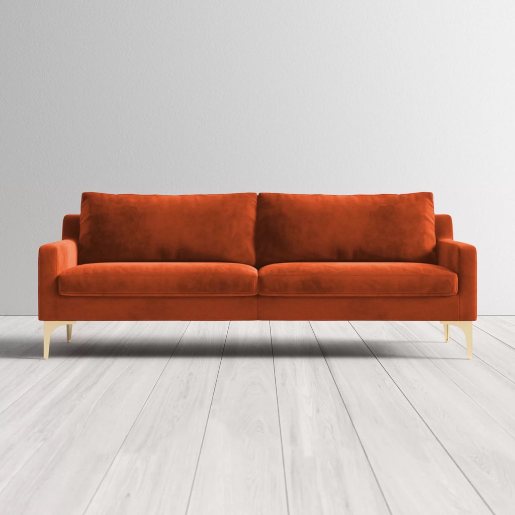 Best Velvet Sofa: AllModern Jasper 86'' Square Arm Sofa
