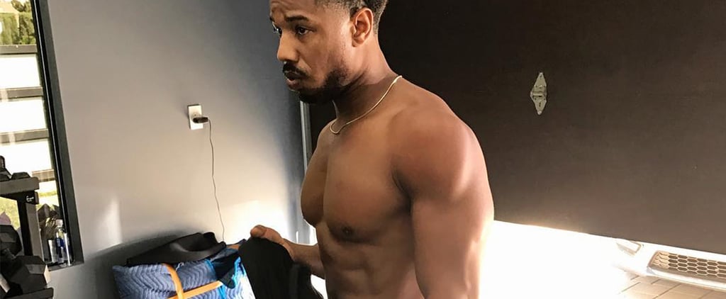 Michael B. Jordan Working Out
