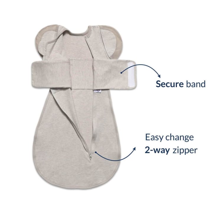 Nested Bean Zen One Classic Swaddle in Sand The Nested Bean Swaddle