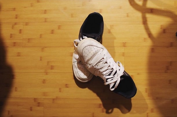 Dad's shoes.