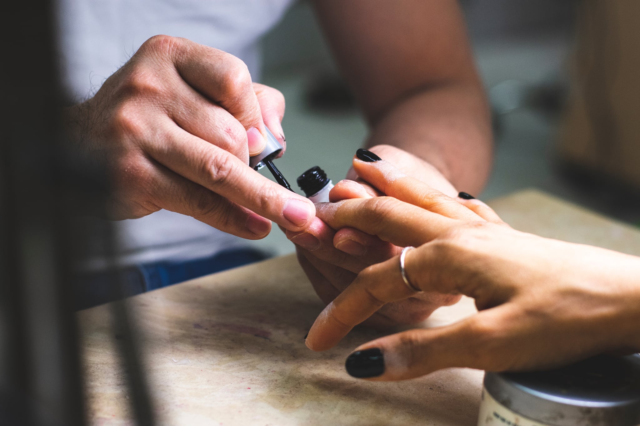 Getting nails done discount