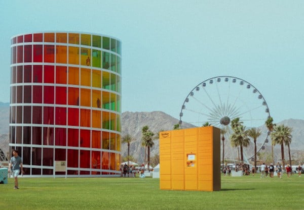Amazon Lockers Coachella