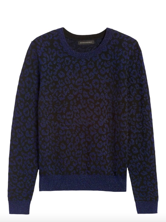 Metallic Leopard Sweater