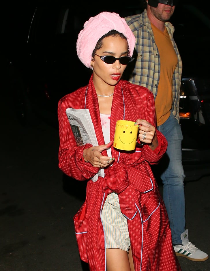Zoë Kravtiz's Vampire in Pajamas Halloween Costume POPSUGAR Fashion