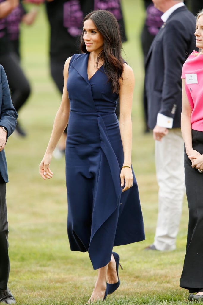 Meghan Markle Wears Dion Lee Dress October 2018