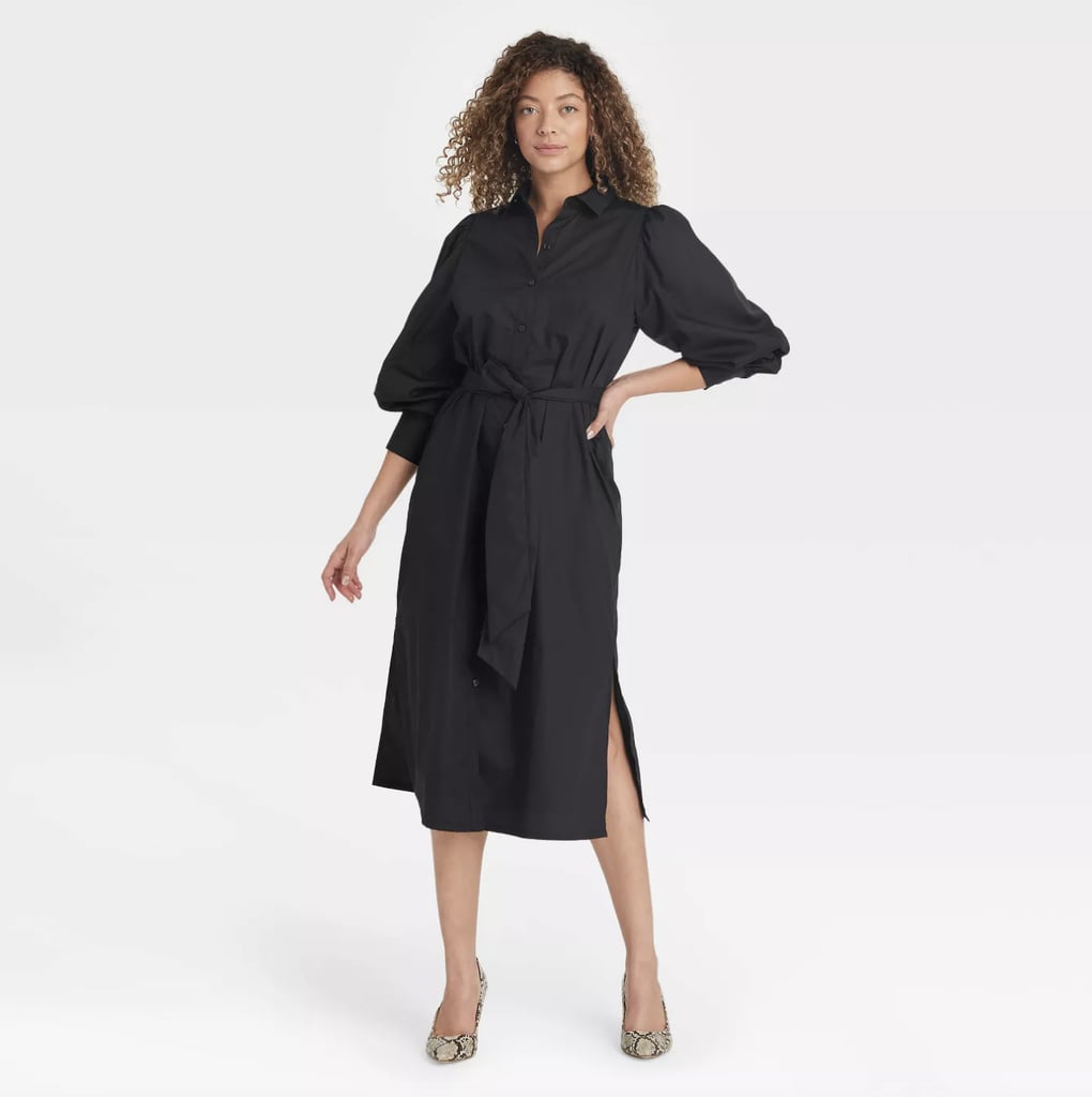 A New Day Sleeve High Cuff Shirtdress