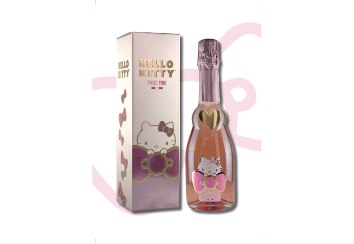 Hello Kitty Sweet Pink Sparkling Wine With Gift Box
