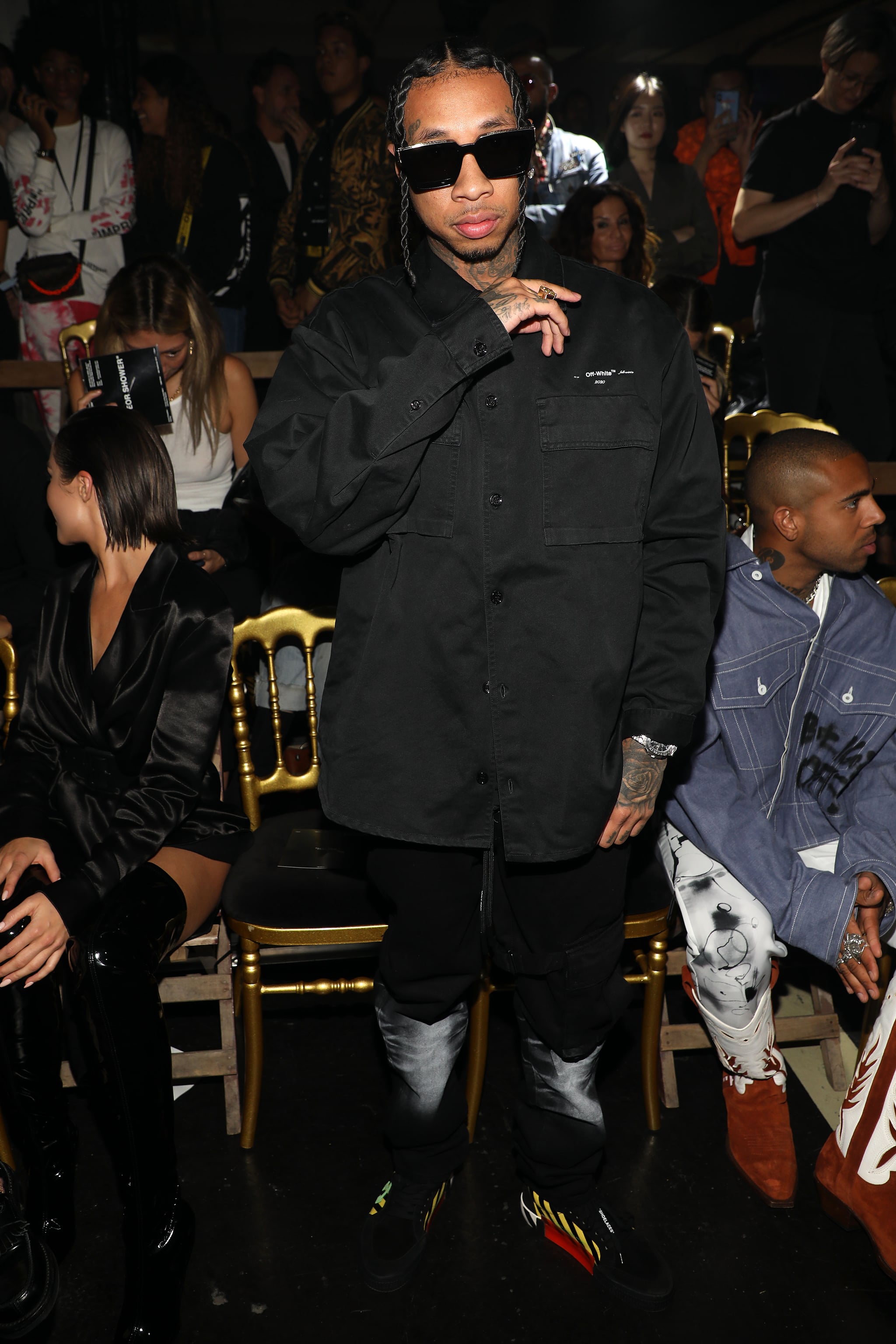 Tyga At The Off White Paris Fashion Week Show See What Every