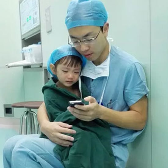 Heart Surgeon Calms Girl With Cartoons Before Operation