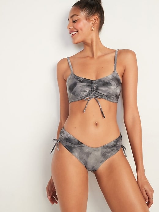 old navy cinch tie bikini