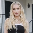 Emma Roberts Flashes Her Thigh Tattoo in a Cutout Dress Held Together by Bows