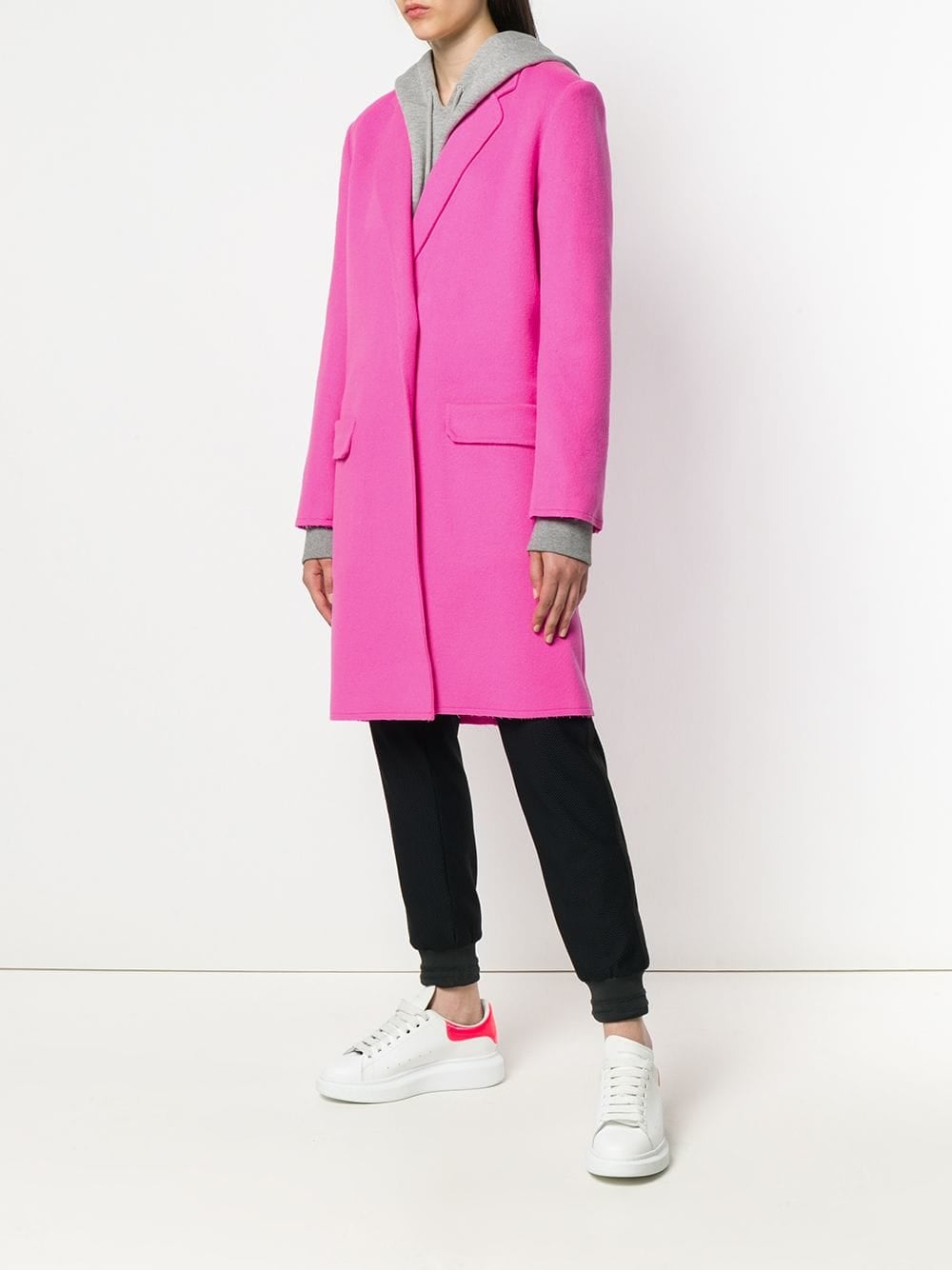 Zara pink clearance coat 2019