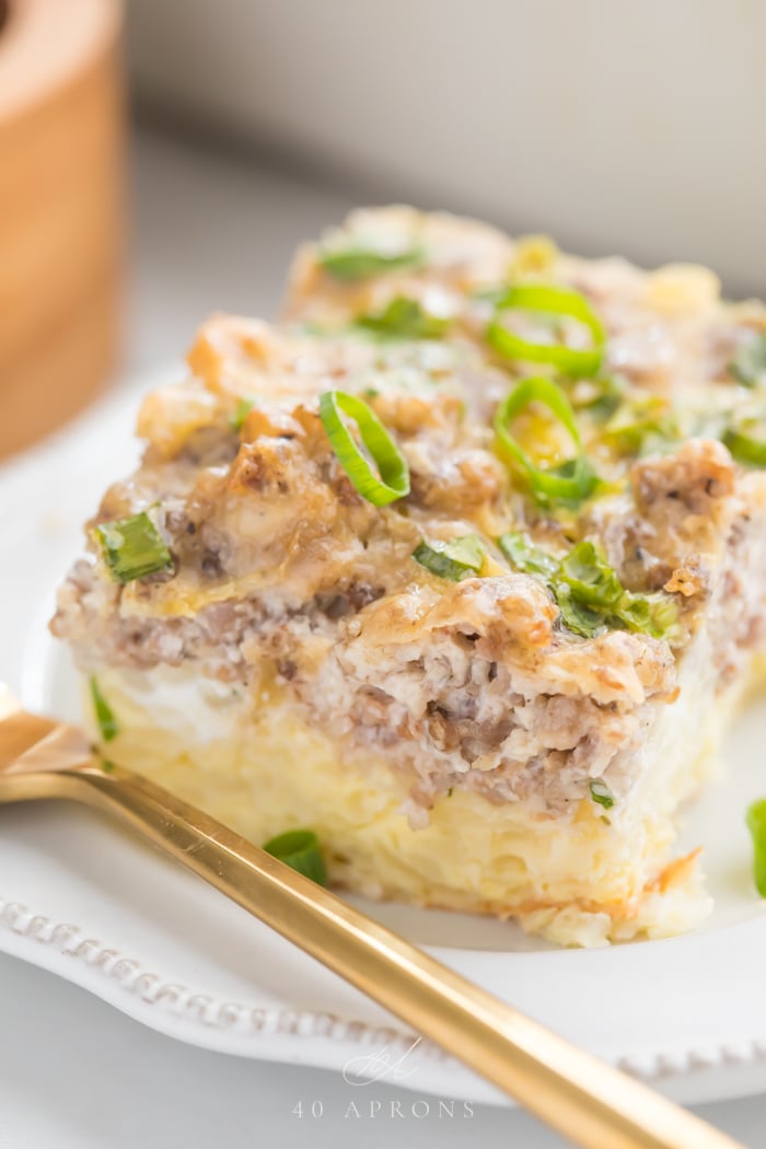 Hash Brown and Sausage Breakfast Casserole