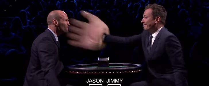 Jason Statham and Jimmy Fallon Playing Slapjack