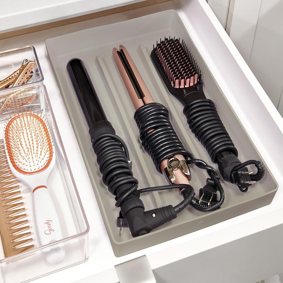 A Hair Tool Organizer: The Home Edit Silicone Hair Tool Holder | The Home  Edit's New Collection With The Container Store Is Almost Guaranteed to Sell  Out | POPSUGAR Home Photo 3