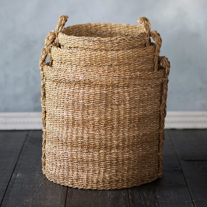 Woven Seagrass Basket Terrain Home Decor POPSUGAR Home Photo 10