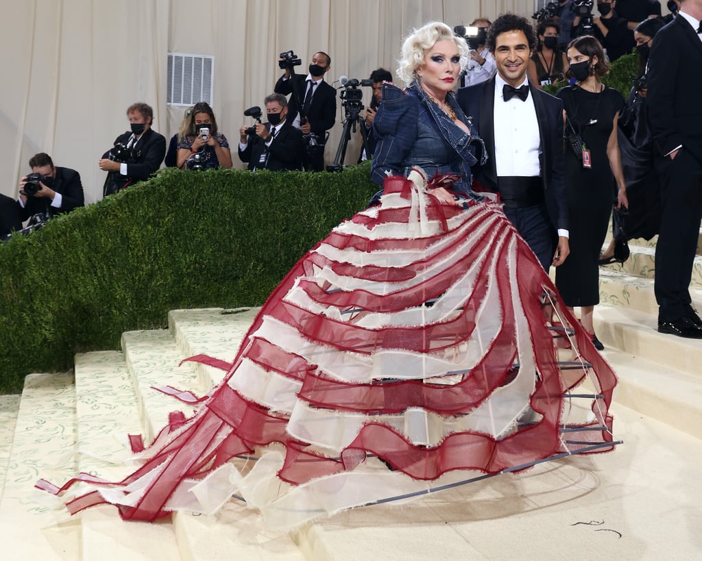 Debbie Harry Paired Denim With Flag Stripes