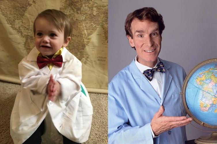 Bill Nye the Science Guy Easy Baby Costumes POPSUGAR Family Photo 4