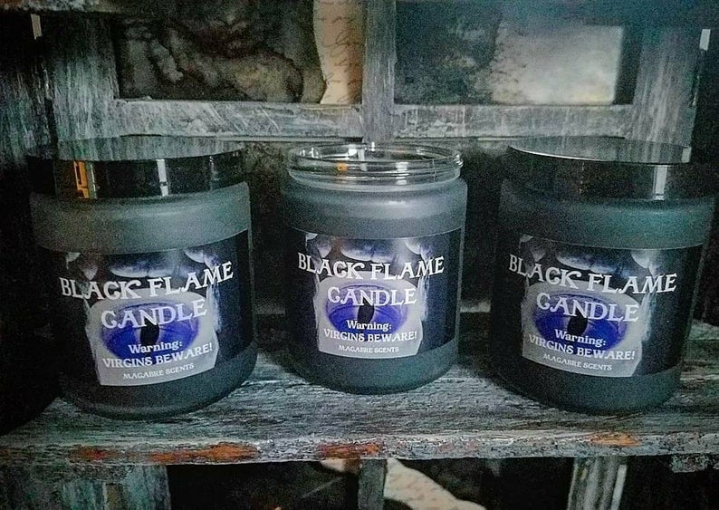 The Black Flame Candle