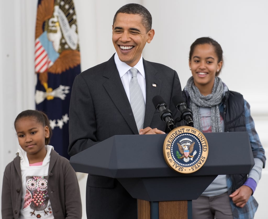 Barack Obama Cute Moments With Sasha and Malia