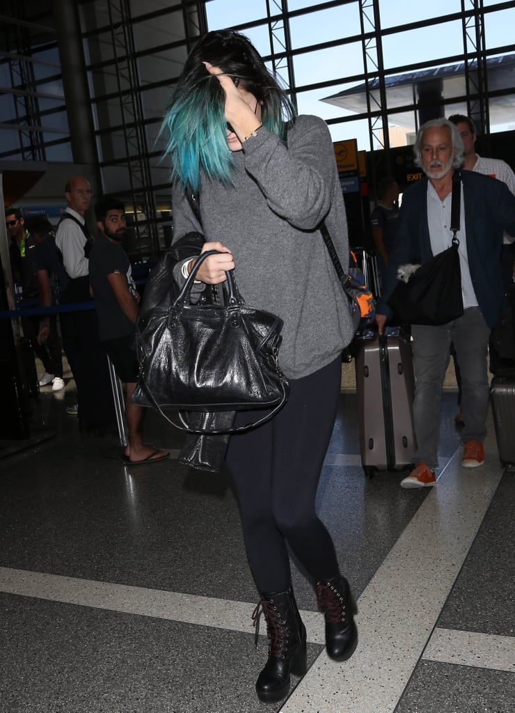 And brought her half-sister Kylie Jenner with her.