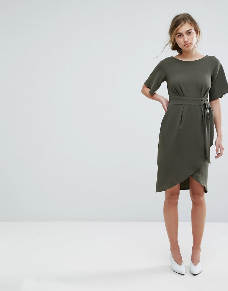 Closet London Tie-Front Dress