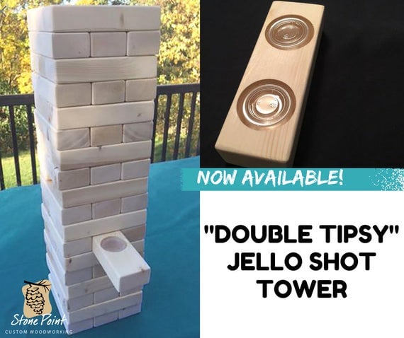 Double Tipsy Jello Shot Tower
