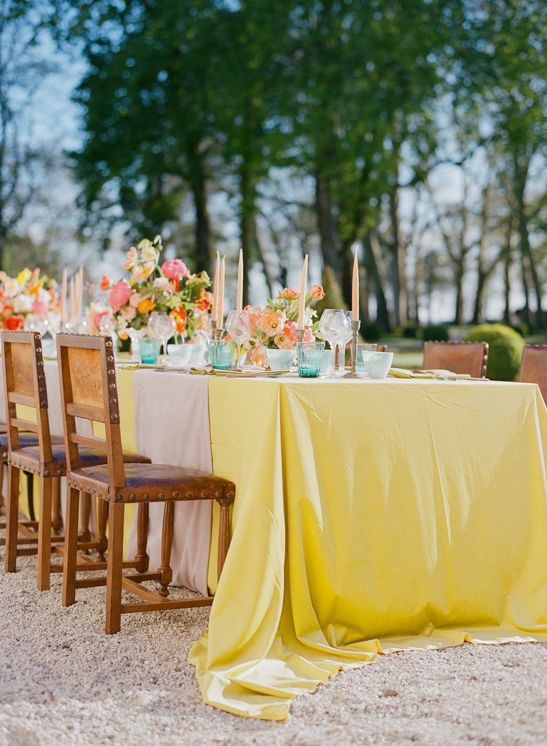 PS: How much should the wedding venue influence your table design decisions?