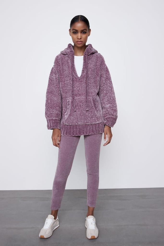 Chenille Knit Sweatshirt