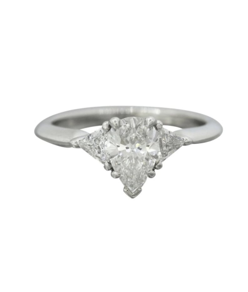 Tiffany & Co. Pear-Cut Diamond Engagement Ring