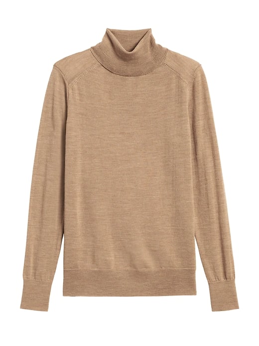 Washable Merino Turtleneck Sweater