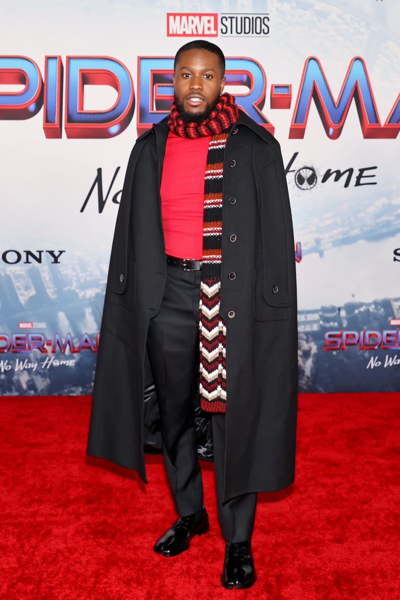 Shameik Moore at the Spider-Man: No Way Home Premiere in Los Angeles