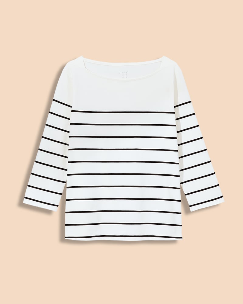 Striped Boatneck T-Shirt