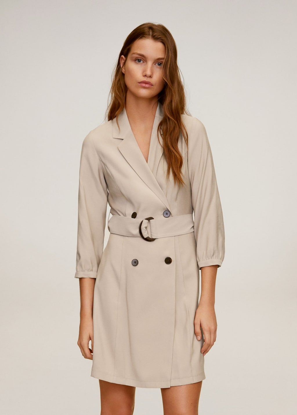 Robe best sale beige mango