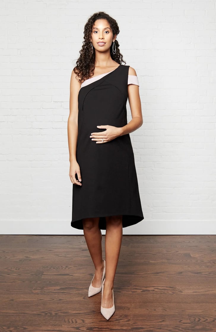 One Shouldered Maternity Wedding Guest Dress Find a Maternity Wedding