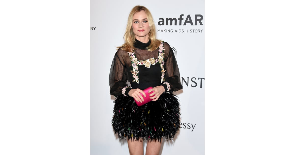 Diane Kruger Celebrities At The 2015 Amfar Gala In Cannes Pictures Popsugar Celebrity Photo 17 