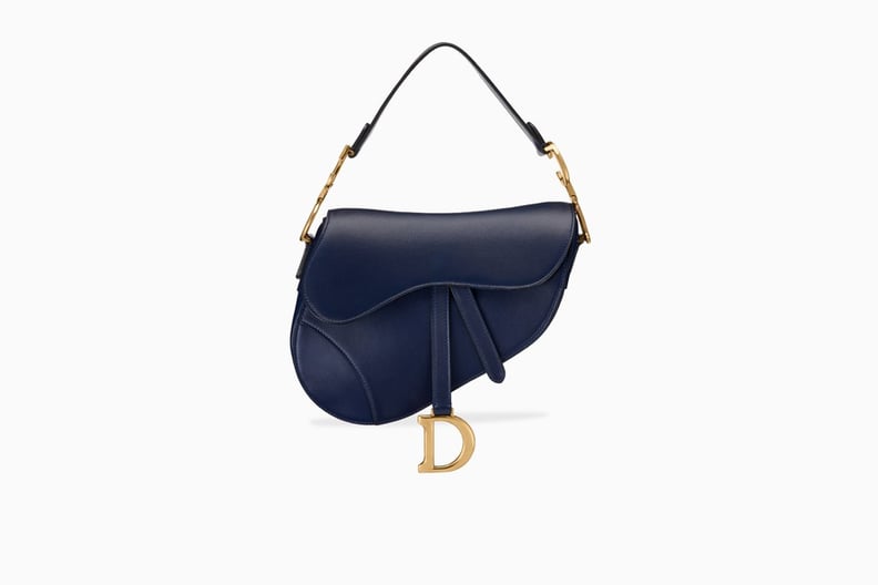 Dior Saddle Bag in Blue Calfskin